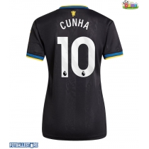 Manchester United Matheus Cunha #10 Tredjedrakt Dame 2025-26 Kortermet